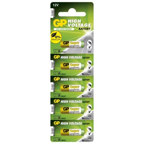 Alkalická Batéria GP 5x 27A 1021002715