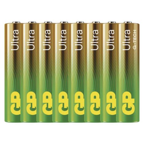 GP Alkalická batéria ULTRA AAA (LR03) - 8ks 1013128100