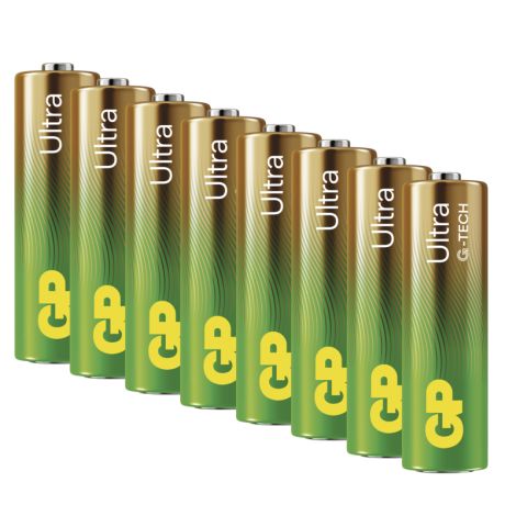 GP Alkalická batéria ULTRA AA (LR6) - 8ks 1013228100