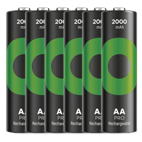 GP Nabíjací bat. ReCyko Pro AA (HR6) 2000mAh - 6ks 1032226200