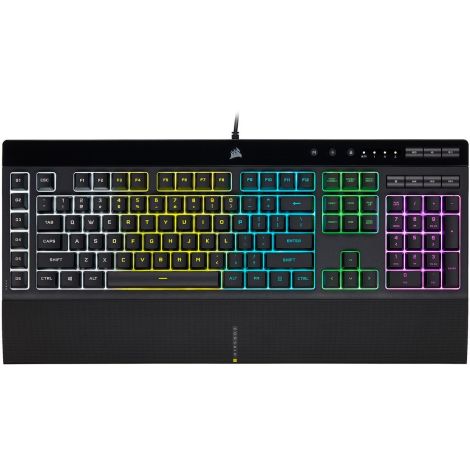 CORSAIR K55 RGB PRO/Drôtová USB/US layout/Čierna CH-9226765-NA