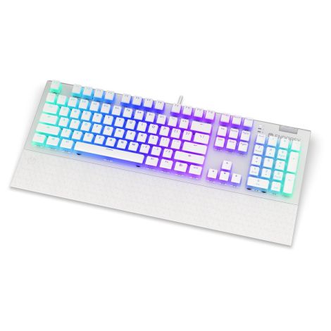 Endorfy Omnis Pudding Brown/Drôtové USB-A/US layout/Biela EY5A035