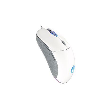 Endorfy GEM/Herná/Optická/Pre pravákov/8 000 DPI/Drôtové USB-A/Biela EY6A012