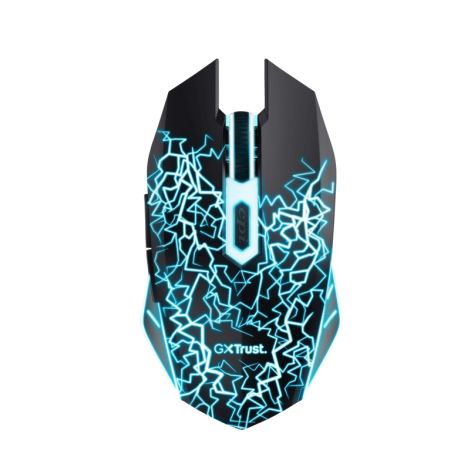 TRUST BASICS/Herná/Optická/Pre pravákov/2 000 DPI/Bezdrôtová USB/Čierna 24750