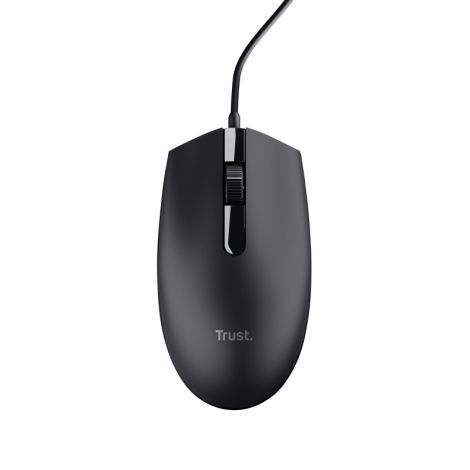 Trust TM-101/Kancelárska/Optická/1 200 DPI/Drôtová USB/Čierna 25295