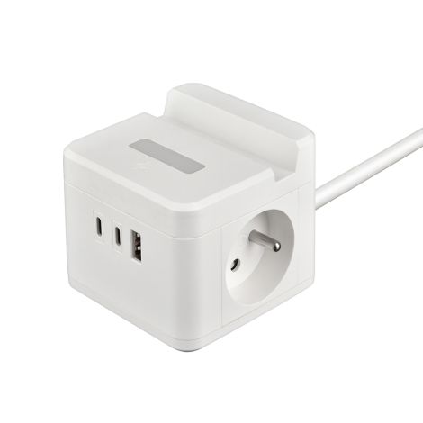 Sieťový adaptér VIKING YC23H, biela VYC23HW