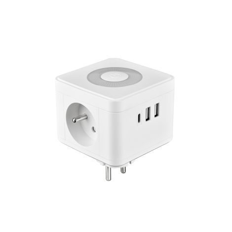 Sieťový adaptér VIKING Y23L, biela VY23LW