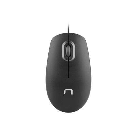 Natec laserová myš HAWK/1000 DPI/Kancelárska/Laserová/1 000 DPI/Drôtová USB/Čierna NMY-1185