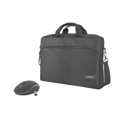 Set Natec Wallaroo taška pre NB 15,6" + bezdrôtová myš 1600 DPI NTO-1304