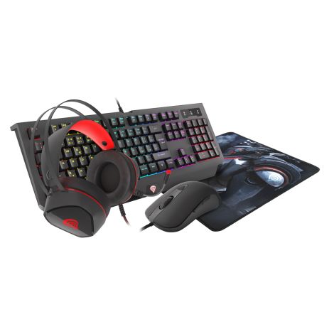 Herný set 4v1 Genesis Cobalt 330 RGB CZ/ SK, RGB podsvietenie NCG-1470