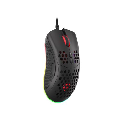 Genesis herná optická myš KRYPTON 555/RGB/8000 DPI/Herná/Optická/8 000 DPI/Drôtová USB/Čierna NMG-1839