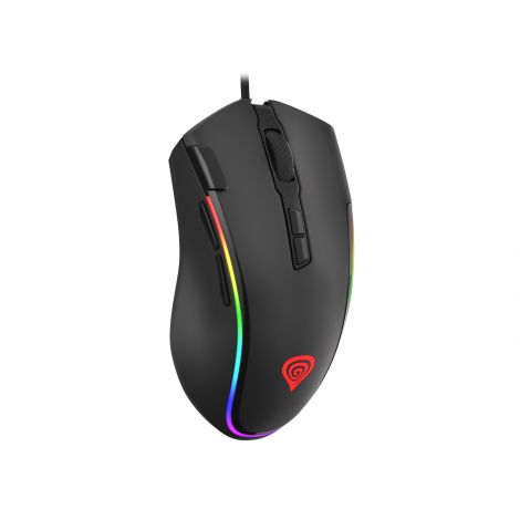 Genesis herní optická myš KRYPTON 700 G2/RGB/8000 DPI/Herní/Optická/Drátová USB/Černá NMG-1850