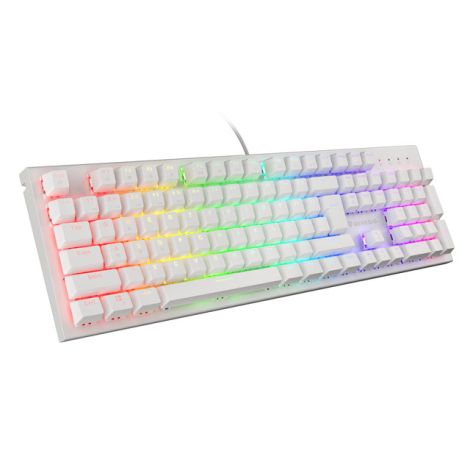 Genesis herná mechanická klávesnicaTHOR 303/RGB/Outemu Brown/Drôtová USB/US layout/Biela NKG-1862