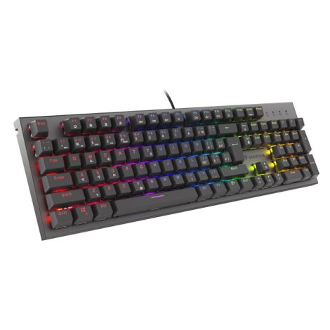 Genesis herná mechanická klávesnica THOR 303/RGB/Outemu Red/Drôtová USB/ CZ- SK layout/Čierna NKG-1876