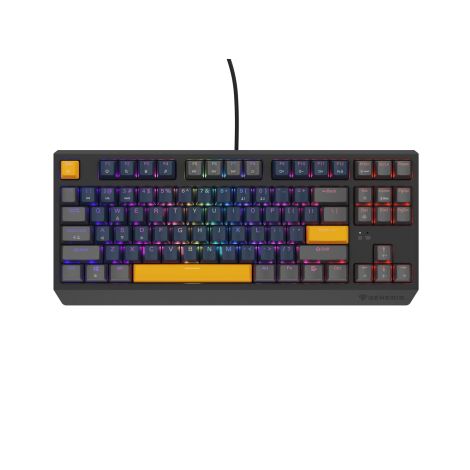 GENESIS herná klávesnica THOR 230/TKL/RGB/Outemu Panda/Drôtová USB/US layout/Naval Blue Positive NKG-2163