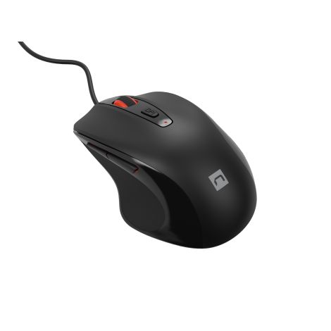 Natec optická myš PIGEON 2/4 000 DPI/Kancelárska/Optická/4 000 DPI/Drôtová USB/Čierna NMY-2047