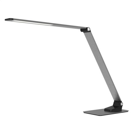 Platinet stolná LED lampa 10W, dotykové ovládanie, USB port, ALU PLADLL509ALU