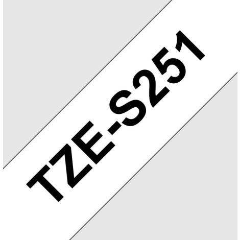 TZE-S251, biela/čierna, 24mm TZES251