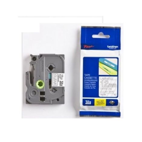 TZE-135, priesvitná/biela, 12 mm TZE135