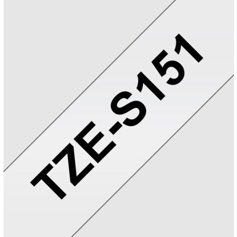 TZE-S151,priesvitná / čierna, 24mm TZES151