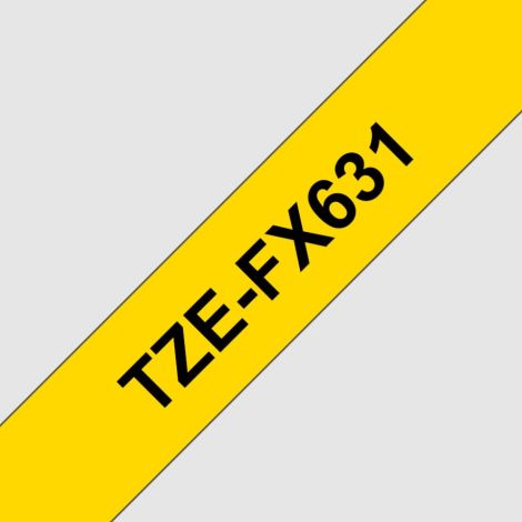 TZE-FX631, žltá / čierna, 12mm TZEFX631