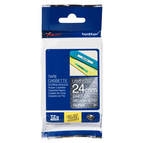 TZE-PR955 strieborná / biela (24mm) TZEPR955