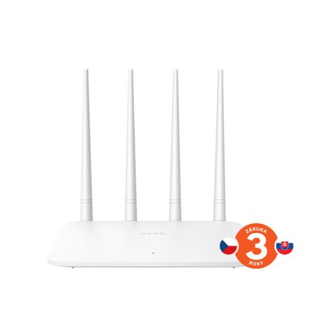 Tenda F6 WiFi N Router 802.11 b/g/n, 300 Mbps, Universal Repeater/WISP/AP, 4x 5 dBi antény 75011835