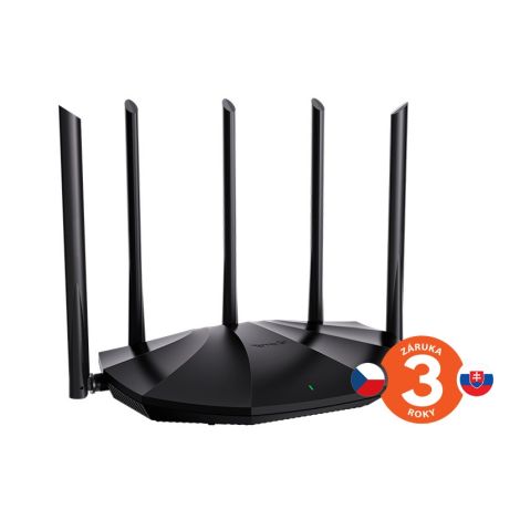 Tenda TX2 Pro AX1500 WiFi6 Router, 1x GWAN, 3x GLAN, IPv6, 5x 6dBi anténa, WPA3, CZ App 75011948
