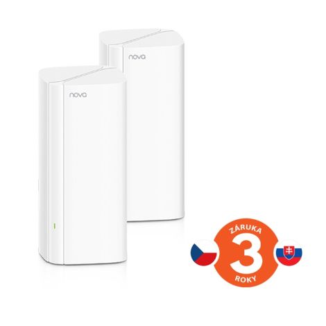 Tenda Nova EX12 (2-pack) WiFi6 AX3000 Mesh Gigabit systém, 6xGLAN/GWAN, WPA3, VPN, SMART CZ aplikácie 75012004