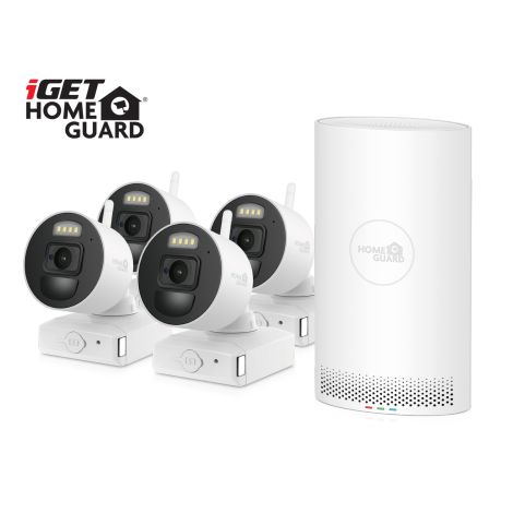 iGET HGNVK88004P - batériový bezdrôtový WiFi set FullHD 1080p, 8CH NVR + 4x FullHD kamera, aplikácia 75020543