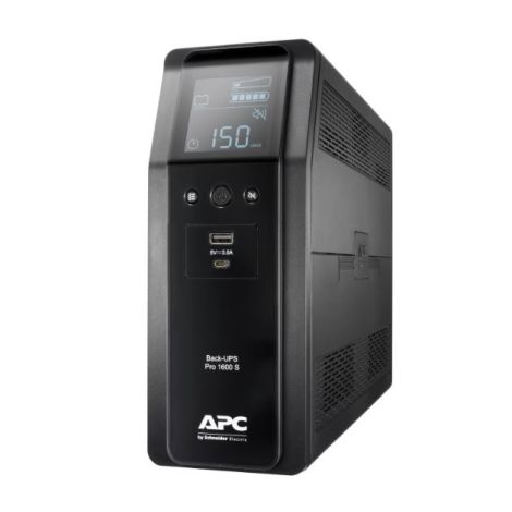 APC Back UPS Pro BR 1600VA, Sinewave, 8 Outlets, AVR, LCD interface BR1600SI