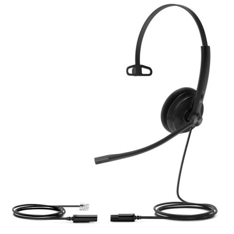 Yealink YHS34 Lite Mono náhlavná súprava na jedno ucho s QD-RJ9 konektormi YHS34LiteMono