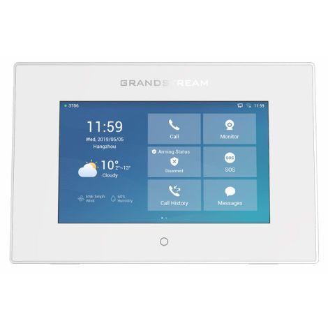 Grandstream GSC3570 SIP interkom a riadiaca stanica, 7" bar.dotyk.displ, 4SIP, alarm 4xIN a 1xOUT, WiFi GSC3570