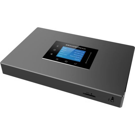 Grandstream UCM6301 VoIP PBX, 500 užív., 75 súb. hov., videokonf. 12úč., 1xFXO, 1xFXS port UCM6301