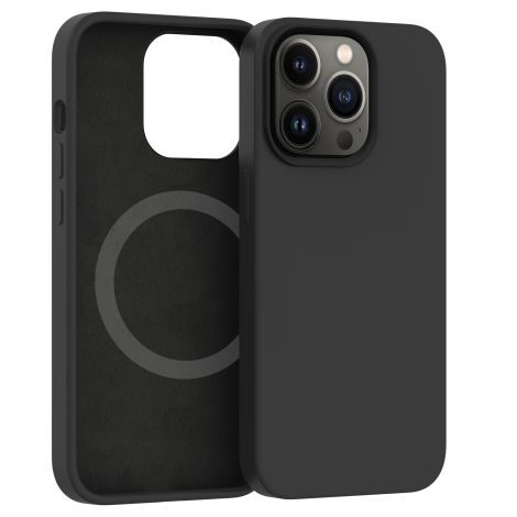 ER POWER Silikónový kryt CARNEVAL SNAP pre iPhone 14 plus s MagSafe - Červená ERCSIP14MMGLQ-BK