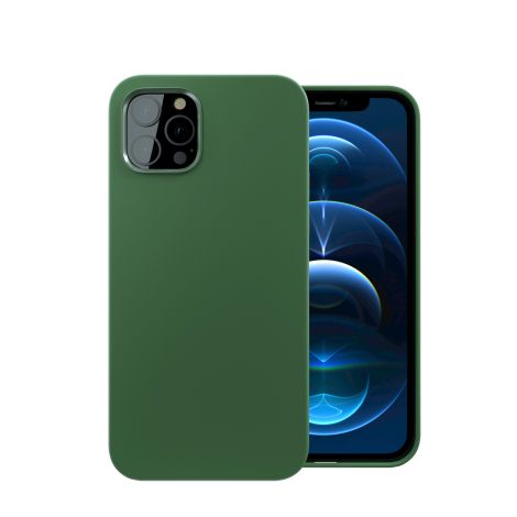 ER POWER Silikónový kryt CARNEVAL SNAP pre iPhone 13 Pro Max s MagSafe - zelená ERCSIP13PMMGLQ-GN