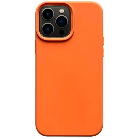 ER POWER Silikónový kryt CARNEVAL SNAP pre iPhone 14 Pro s MagSafe - oranžová ERCSIP14PMGLQ-YL