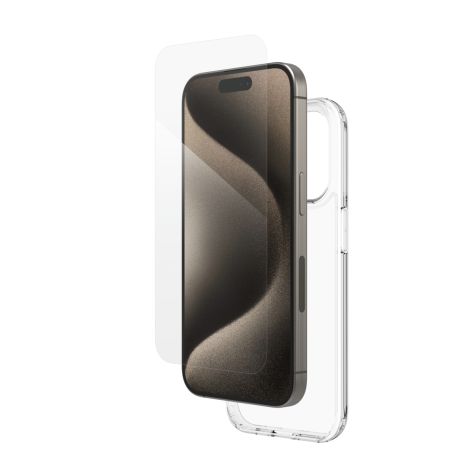 ZAGG Invisible Shield Ochranné sklo Elite 360 Bundle iPhone 15 Pro - priehľadný 200511806