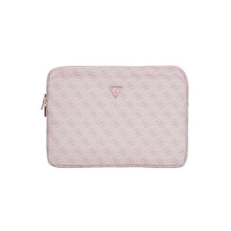 Guess PU 4G Triangle Logo Obal pre Notebook 14" Pink 3666339310295
