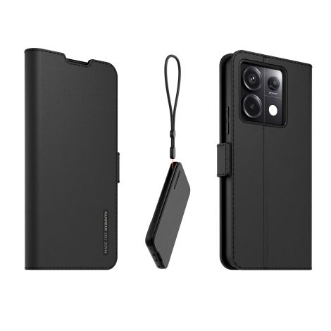 Made for Xiaomi Book Stand Puzdro s Pútkom pre Xiaomi Redmi Note 13 Pro 5G Black 3662515058487