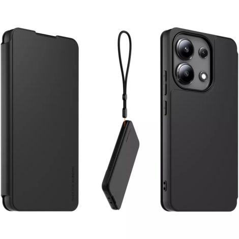 Made for Xiaomi Book Puzdro s Pútkom pre Xiaomi Redmi Note 13 4G Black 3662515058128