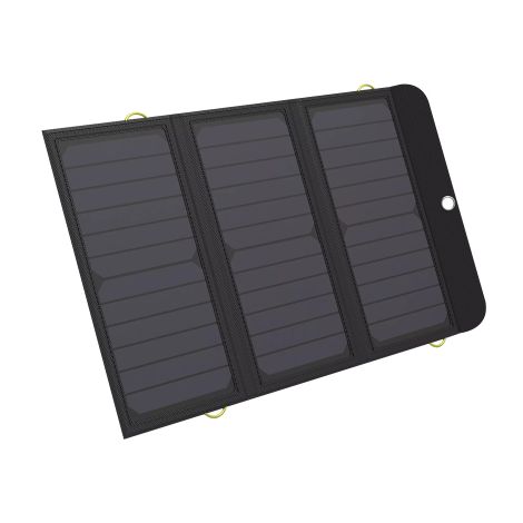 Sandberg Solar Charger 21W 2xUSB+USB-C, solárna nabíjačka, čierna 420-55