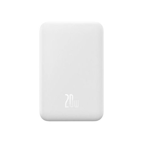 Baseus Magnetická Powerbanka 20000mAh 20W White 6932172628796