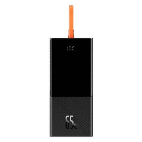 Baseus PPJL000001 Elf Digital Display Powerbanka 20000mAh 65W Black 6953156209022