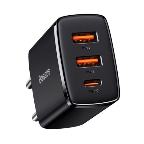 Baseus CCXJ-E01 Compact Quick Nabíjačka USB-C 30W Black 6953156207295
