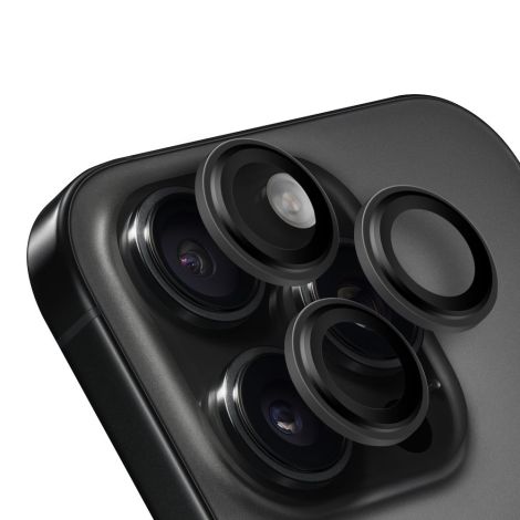OBAL:ME Ochrana Šošoviek pre Apple iPhone 15 Pro/15 Pro Max Black Titanium 8596311278952
