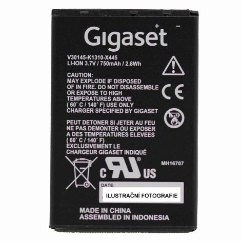 Batéria pre Gigaset SL78H/SL400H/SL4/SL5 profes. TBBASISL78