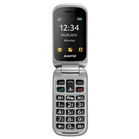 ALIGATOR V650 Senior čierno-strieborný+st.nab AV650BS