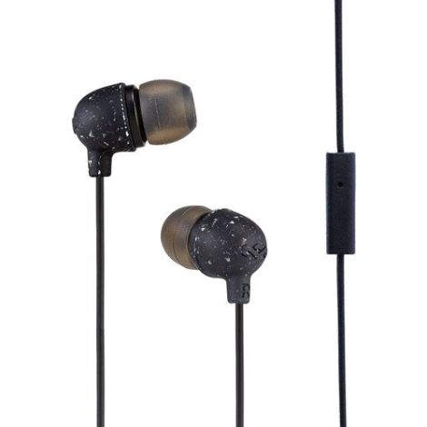 MARLEY Little Bird - Black, sluchátka do uší s ovladačem a mikrofonem EM-JE061-BK