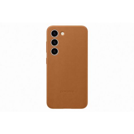 Samsung Kožený zadný kryt pre Samsung Galaxy S23 Camel EF-VS911LAEGWW